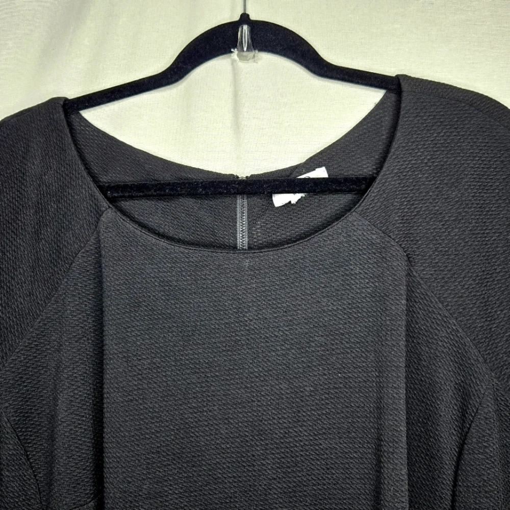 Cato Black Sheath Style Asymetrical hem Dress. 18W - Picture 4 of 13